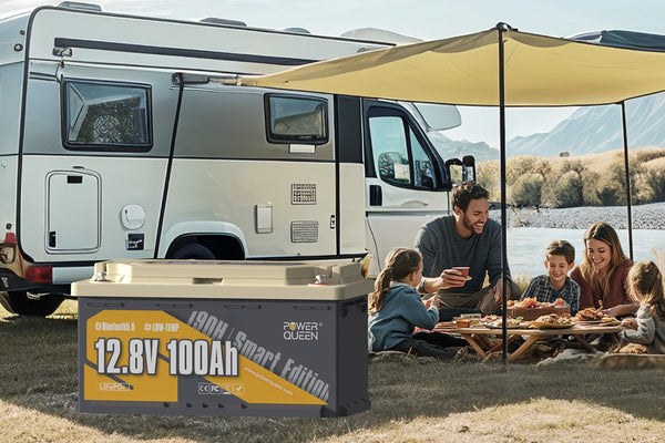 Potenza Queen-Batterie 12V 100Ah Gruppo 24 con Bluetooth vs 12V 100AH H190 con Bluetooth