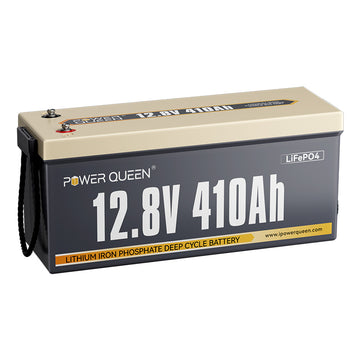 Batterie LiFePO4 12V 410Ah de Power Queen avec BMS 250A Intégré