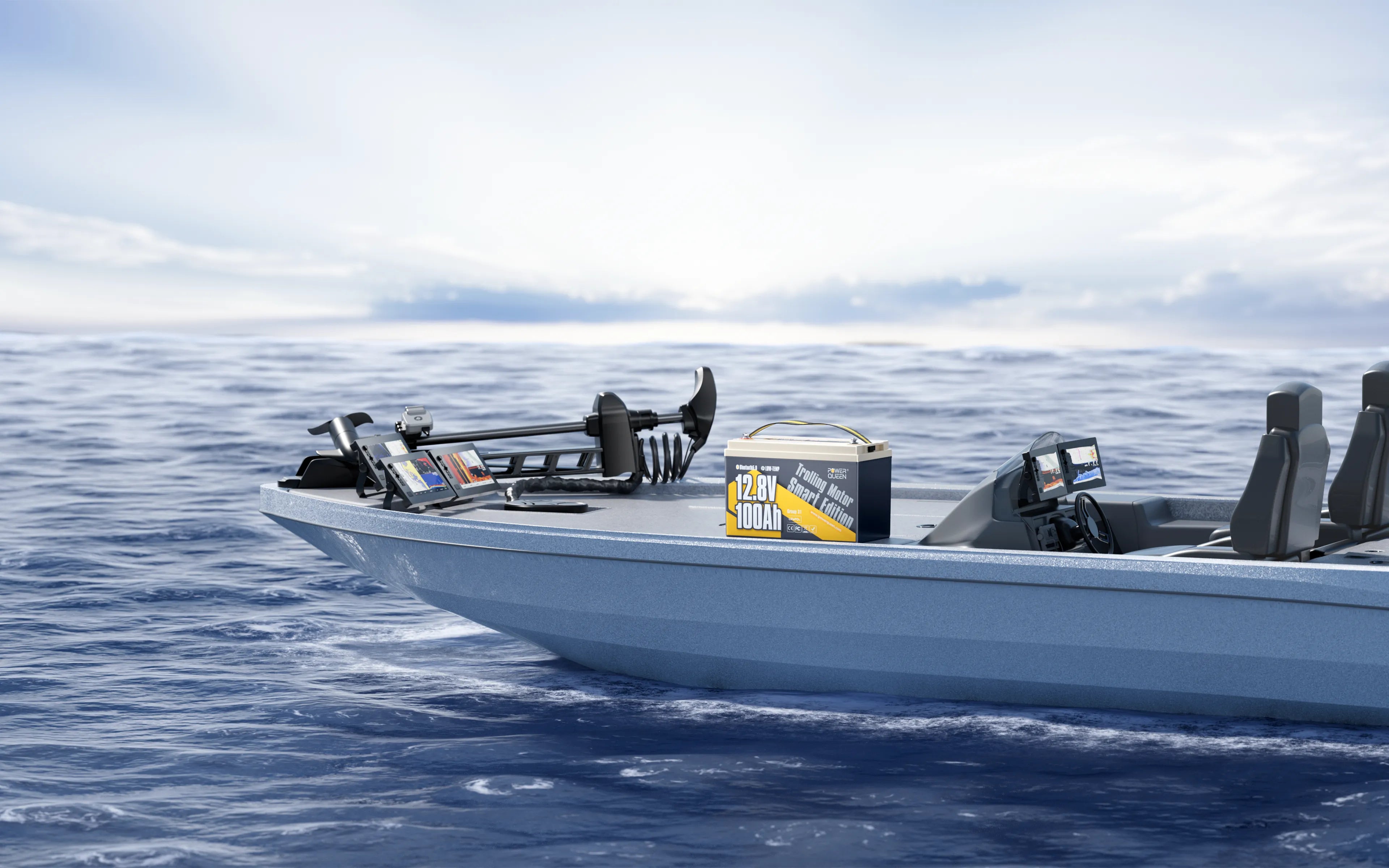 Pour Moteur 12V 30-70 Ibs