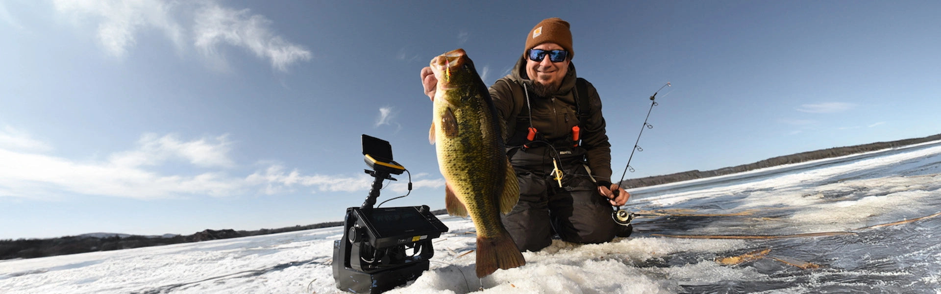 Batterie lithium pour la pêche sur glace