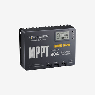 Régulateur MPPT 12/24V 30A pour Panneau Solaire avec Bluetooth