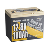 Batterie LiFePO4 12V 100Ah Group 24 avec Bluetooth