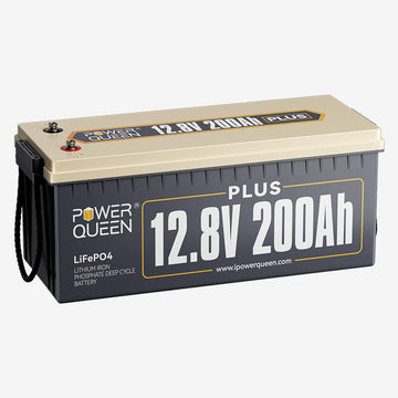Batterie LiFePO4 12V 200Ah Plus de Power Queen, BMS 200A Intégré