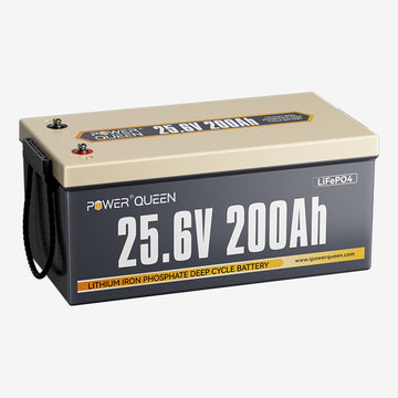 Batterie LiFePO4 24V 200Ah de Power Queen avec BMS 200A Intégré
