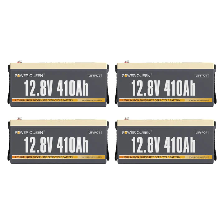 LIFEPO4 12V 410AH Batería de Power Queen con BMS 250A Integrado