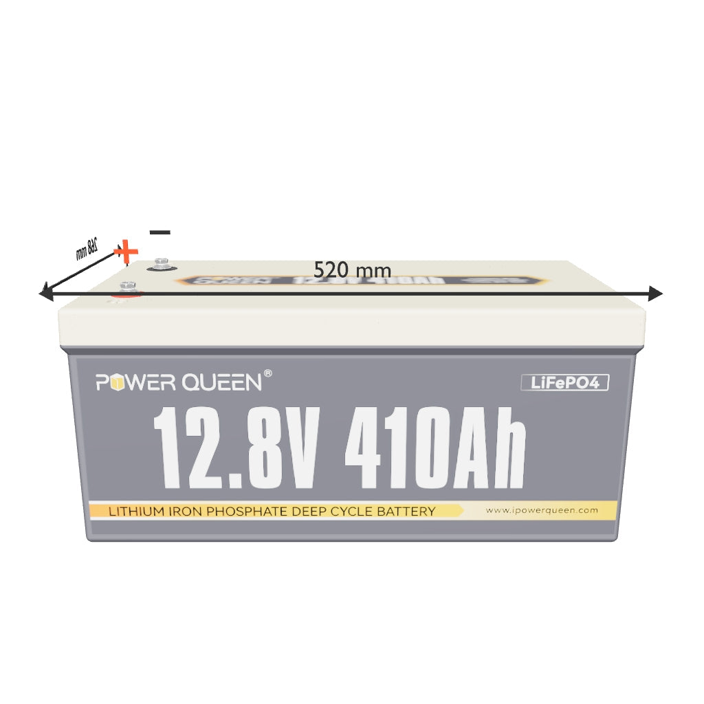 LIFEPO4 12V 410AH Batería de Power Queen con BMS 250A Integrado