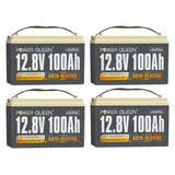 LIFEPO4 12V 100Ah Battery Healing de Power Queen con BMS 100A Integrado