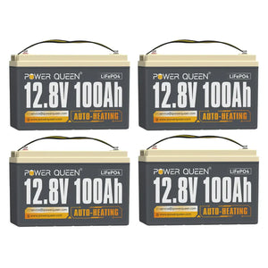 LIFEPO4 12V 100Ah Battery Healing de Power Queen con BMS 100A Integrado