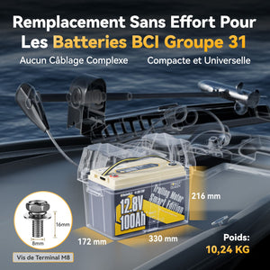 batterie lithium groupe 31, batterie bateau lithium