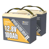 LifePo4 12V 100AH ​​mini battery of Power Queen with BMS 100a integrated
