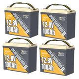 LIFEPO4 12V 100Ah Mini Battery of Power Queen con BMS 100A Integrado