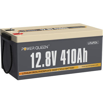 Batterie LiFePO4 12V 410Ah de Power Queen avec BMS 250A Intégré