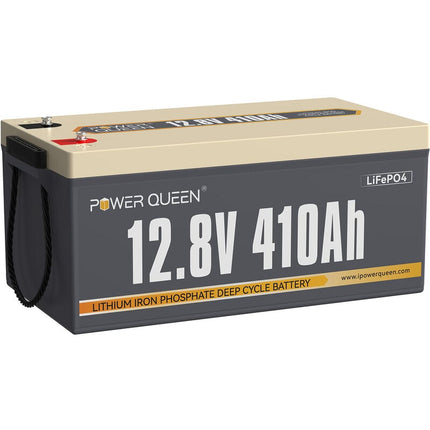 Batterie LiFePO4 12V 410Ah de Power Queen avec BMS 250A Intégré