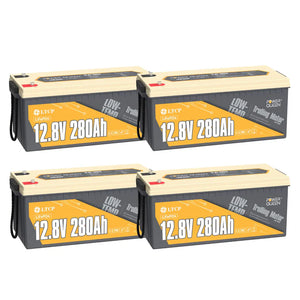 LifePo4 12V 280Ah battery low temperature of Power Queen with BMS 200A Integrated