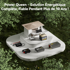Systène solaire, batterie lithium 12v 50ah