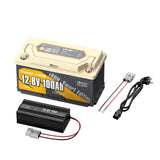 Batterie LiFePO4 12V 100Ah 190H de Power Queen avec Bluetooth 5.0 Intelligent