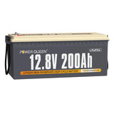 Batterie LiFePO4 12V 200Ah de Power Queen, BMS 100A Intégré