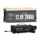 1 pacchetto + 1 caricabatterie 14.6v 40a