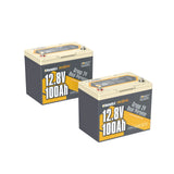 Power Queen Batterie Marine LiFePO4 12V 100Ah Group 24 - Double Usage