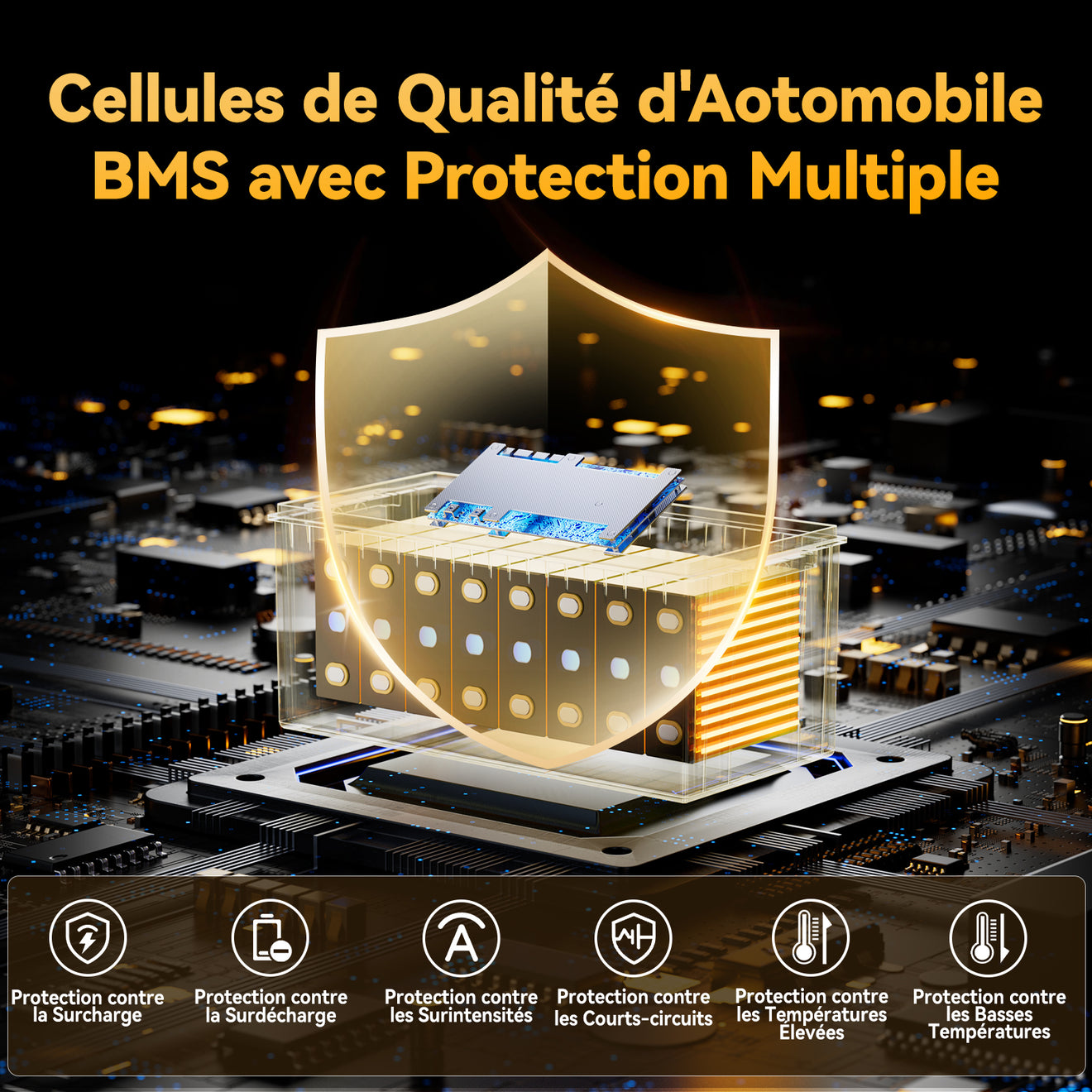 Cellules de classe a, batterie lithium lifepo424v 100ah