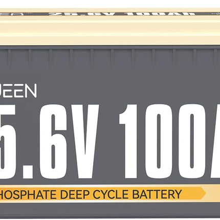 Batterie Lithium 24V 100Ah de Power Queen, BMS 100A Intégré