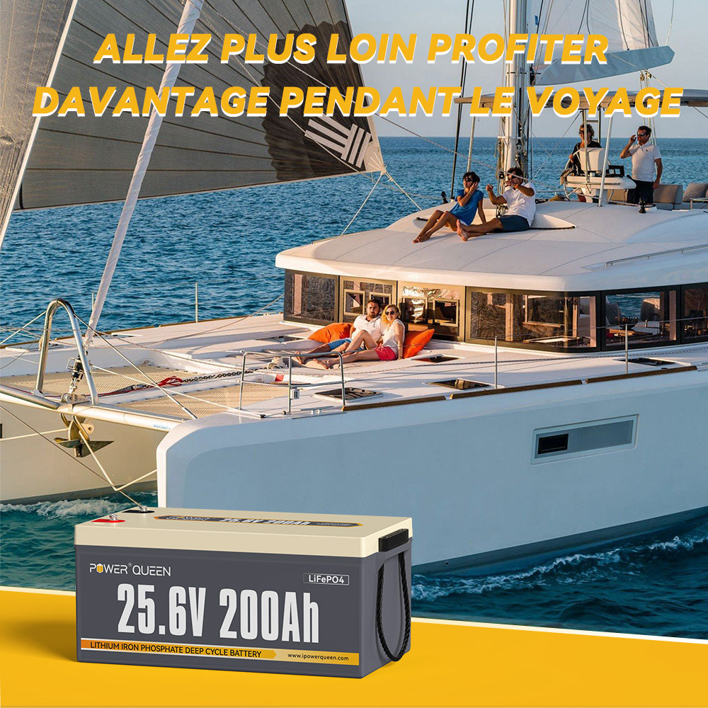 Pour Longue Voyage en Marine, Batterie de Stockage Haute Capacité