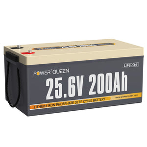 Batterie LiFePO4 24V 200Ah de Power Queen avec BMS 200A Intégré