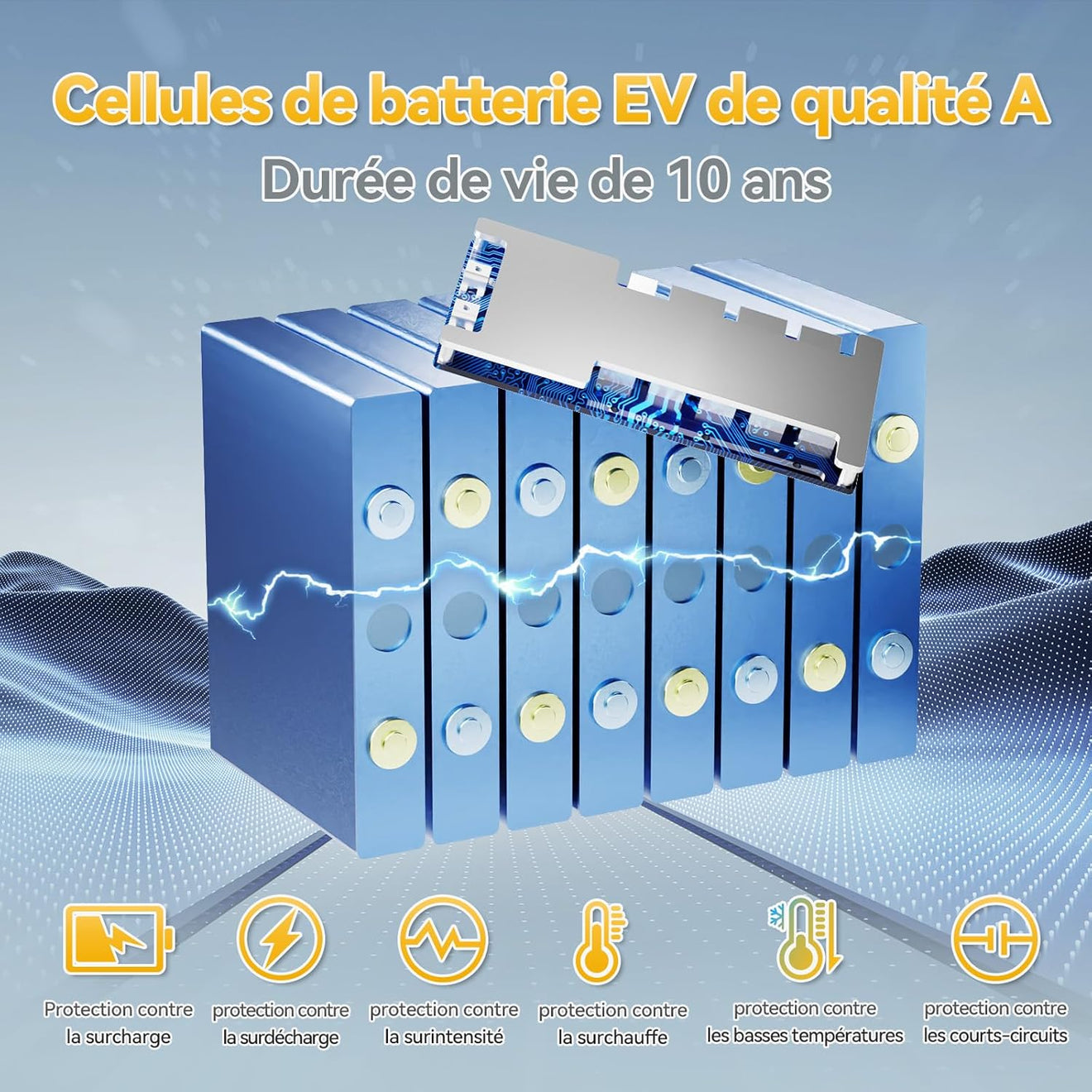 Cellule Performante, Batterie Lithium 24V 50Ah
