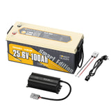 Batterie LiFePO4 24V 100Ah de Power Queen avec Bluetooth Intelligent
