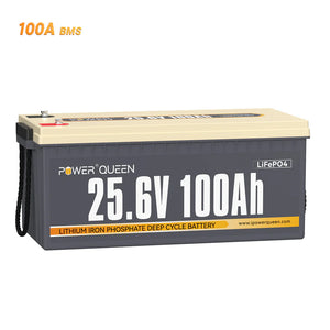 LifePo4 24V 100AH ​​battery from Power Queen, BMS 100a integrated