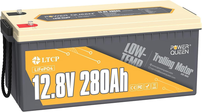 Batterie LiFePO4 12V 280Ah Basse Température avec BMS 200A Intégré