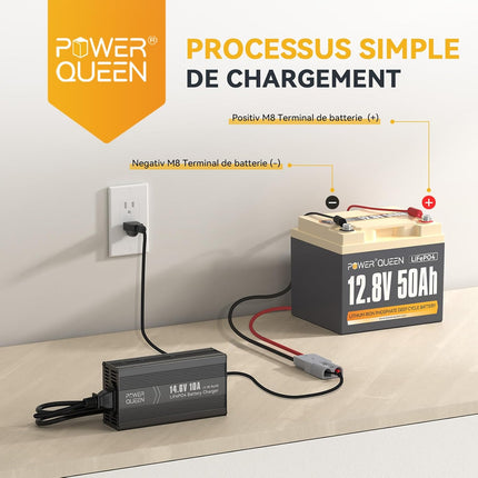 Utilisation Simple, Chargeur LiFePO4 14,6V 10A