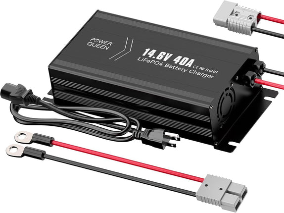 Chargeur LiFePO4 14 6V 40A De Power Queen Pour La Batterie LiFePO4 Chargeur LiFePO4 14 6V 40A De Power Queen Pour La Batterie LiFePO4