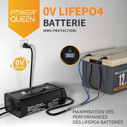 Supporter le Charge de 0V. Chargeur Lithium 14,6V 40A