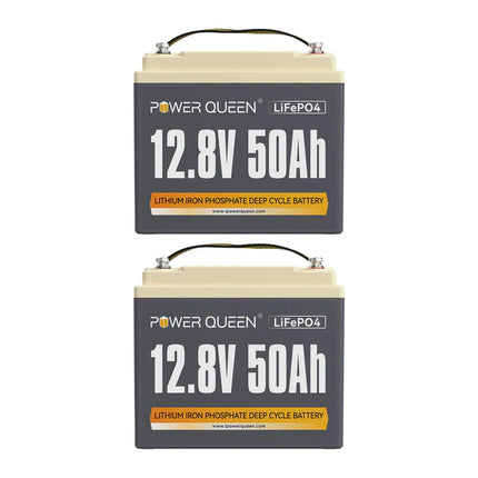 Batterie LiFePO4 12V 50Ah de Power Queen avec BMS 50A Intégré