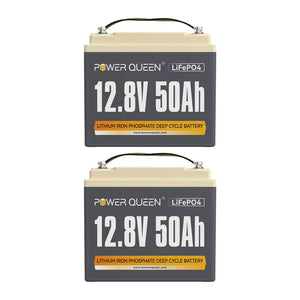 Batterie LiFePO4 12V 50Ah de Power Queen avec BMS 50A Intégré