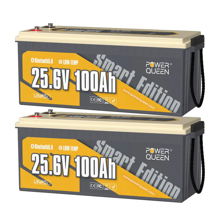 lifepo4 batterie lithium 24v 100ah - 2 paquets