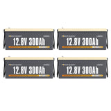 Batterie LiFePO4 12V 300Ah, 4Pack