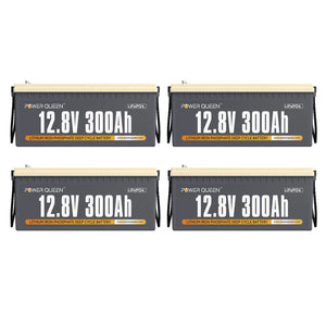 Batterie LiFePO4 12V 300Ah, 4Pack